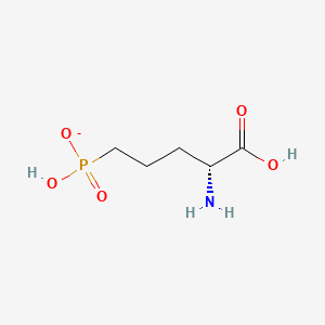Chemical structure of D-AP5