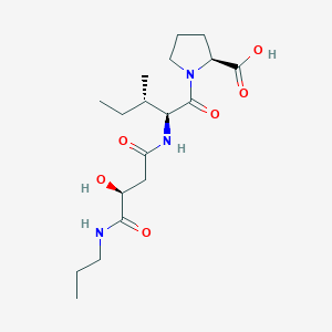 Chemical structure of CA 074
