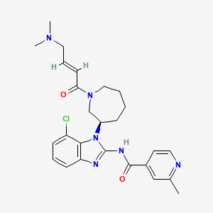 Chemical structure of EGF816