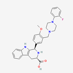 Chemical structure of trans-Ned 19