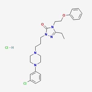 Chemical structure of Nefazodone hydrochloride