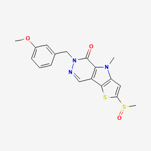 Chemical structure of ML 202