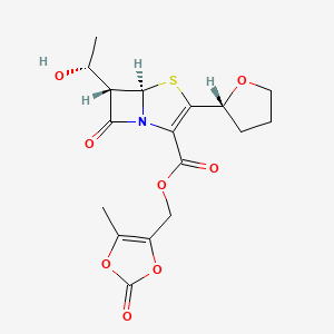Chemical structure of Faropenem daloxate