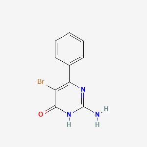 Chemical structure of Bropirimine