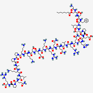 Chemical structure of Lenomorelin