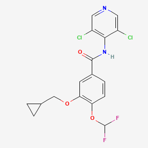 Chemical structure of Roflumilast