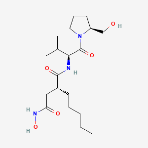 Chemical structure of Actinonin