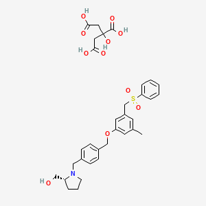 Chemical structure of PF-543 Citrate