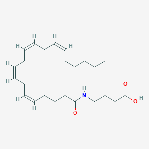 Chemical structure of N-ArachidonylGABA