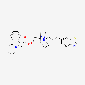 Chemical structure of Cy3 NHS ester for 2D electrophoresis