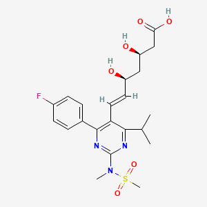 Chemical structure of Rosuvastatin