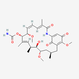 Chemical structure of Geldanamycin