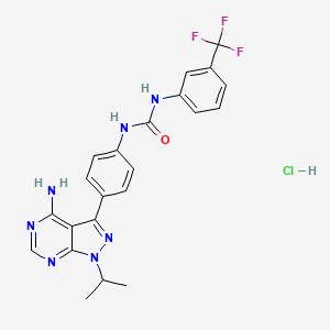 Chemical structure of AD57 (hydrochloride)
