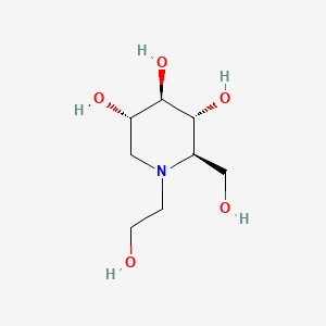 Chemical structure of Miglitol
