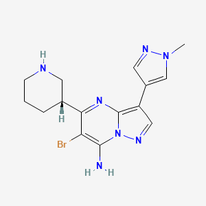 Chemical structure of MK-8776(SCH-900776)