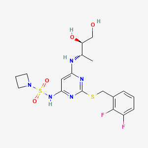 Chemical structure of SRT3190
