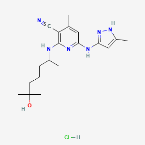 Chemical structure of TC-A 2317 hydrochloride