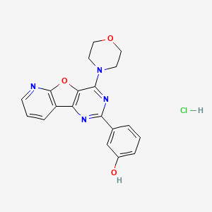 Chemical structure of PI-103 Hydrochloride