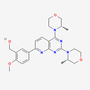 Chemical structure of AZD8055