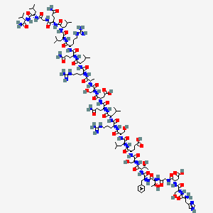 Chemical structure of Secretin (rat)