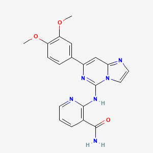 Chemical structure of BAY 61-3606