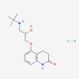 Chemical structure of Carteolol HCl