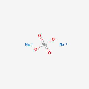 Chemical structure of Sodium molybdate