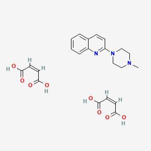 Chemical structure of N-Methylquipazine dimaleate