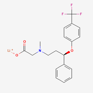 Chemical structure of Org 24598 lithium salt