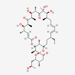 Chemical structure of Oligomycin B