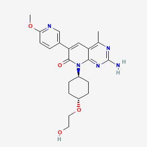 Chemical structure of PF-04691502
