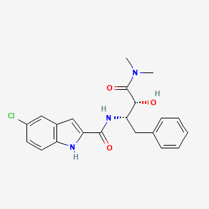 Chemical structure of CP-91149