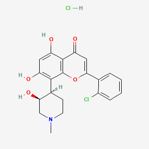 Chemical structure of Flavopiridol hydrochloride