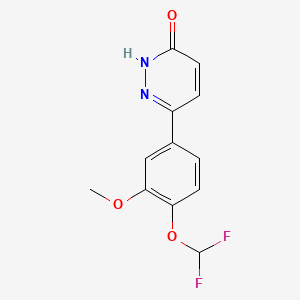 Chemical structure of Zardaverine