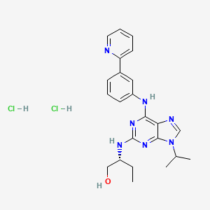 Chemical structure of (R)-DRF053 dihydrochloride