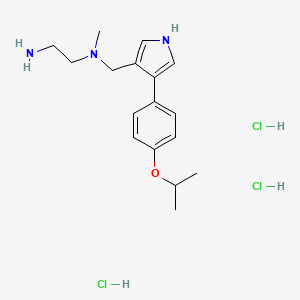 Chemical structure of MS023 (hydrochloride)