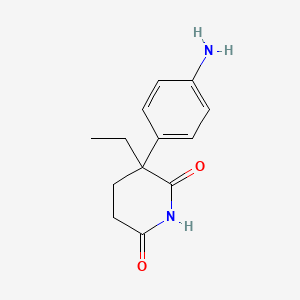 Chemical structure of Aminoglutethimide