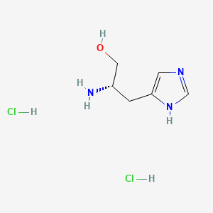 Chemical structure of L-Histidinol (hydrochloride)