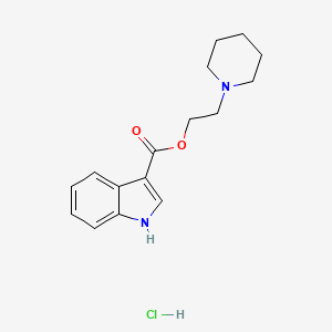 Chemical structure of SB 203186 hydrochloride