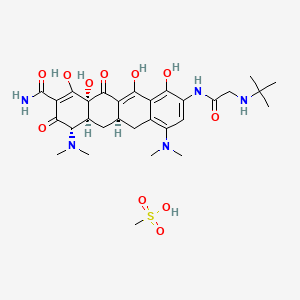 Chemical structure of Tigecycline mesylate