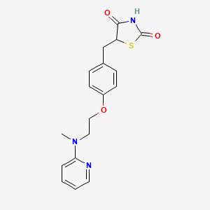 Chemical structure of Rosiglitazone