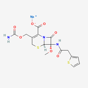 Chemical structure of Cefoxitin Sodium