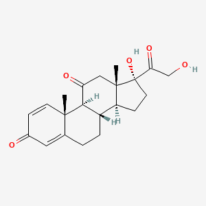 Chemical structure of Prednisone