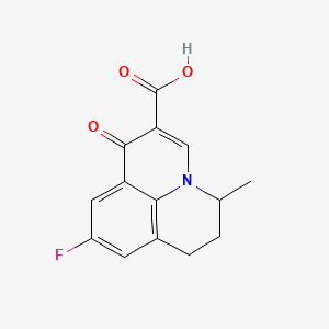 Chemical structure of Flumequine