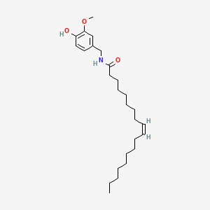 Chemical structure of Olvanil