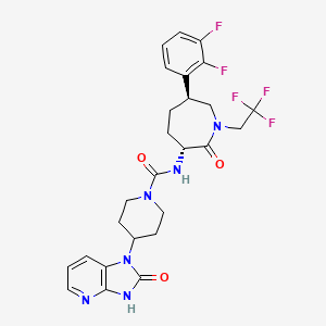 Chemical structure of MK-0974