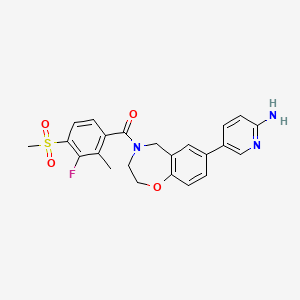 Chemical structure of XL388