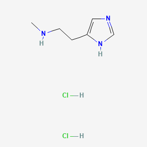 Chemical structure of N-Methylhistamine dihydrochloride