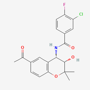 Chemical structure of Tonabersat