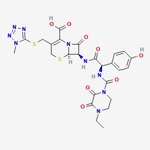 Chemical structure of Cefoperazone